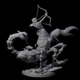 Enchanting Scorpion Drider C Miniature for Dungeons and Dragons, Pathfinder or other TTRPGs