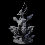 Enchanting Scorpion Drider C Miniature for Dungeons and Dragons, Pathfinder or other TTRPGs
