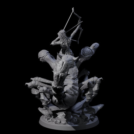 Enchanting Scorpion Drider C Miniature for Dungeons and Dragons, Pathfinder or other TTRPGs