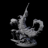 Enchanting Scorpion Drider C Miniature for Dungeons and Dragons, Pathfinder or other TTRPGs