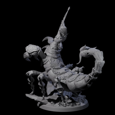 Enchanting Scorpion Drider C Miniature for Dungeons and Dragons, Pathfinder or other TTRPGs