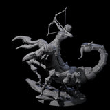 Enchanting Scorpion Drider C Miniature for Dungeons and Dragons, Pathfinder or other TTRPGs