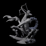 Enchanting Scorpion Drider C Miniature for Dungeons and Dragons, Pathfinder or other TTRPGs