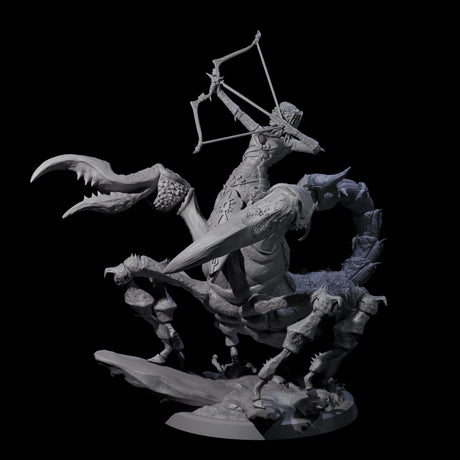Enchanting Scorpion Drider C Miniature for Dungeons and Dragons, Pathfinder or other TTRPGs