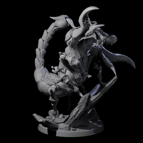 Enchanting Scorpion Drider D Miniature for Dungeons and Dragons, Pathfinder or other TTRPGs