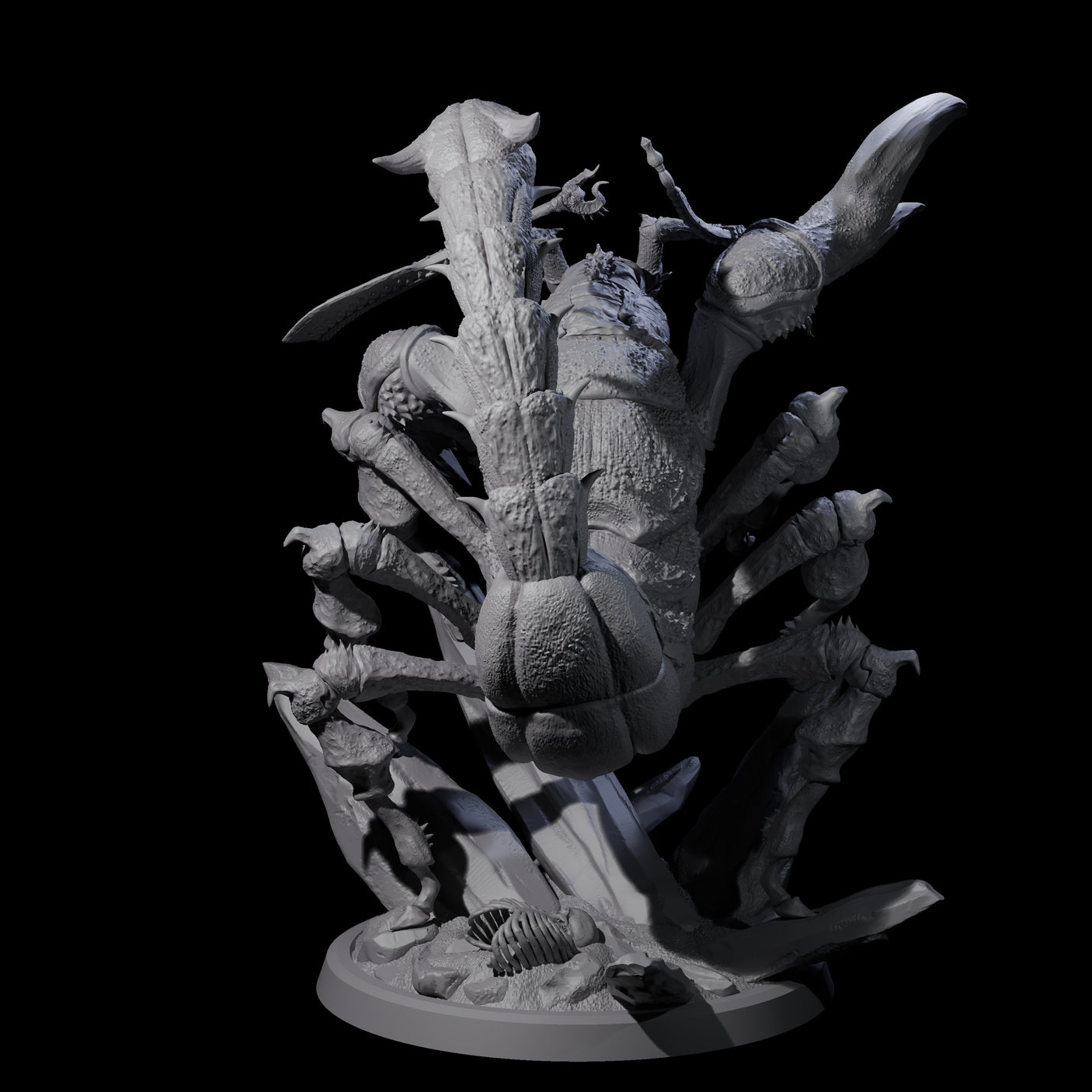 Enchanting Scorpion Drider D Miniature for Dungeons and Dragons, Pathfinder or other TTRPGs