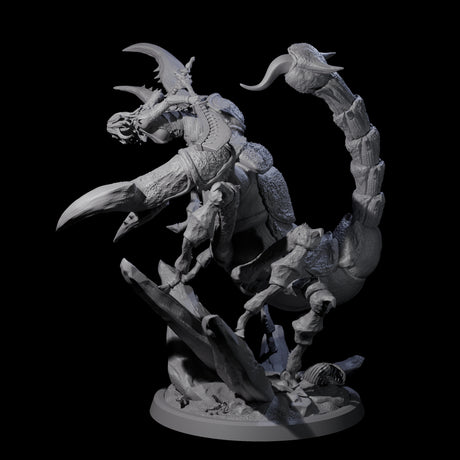 Enchanting Scorpion Drider D Miniature for Dungeons and Dragons, Pathfinder or other TTRPGs