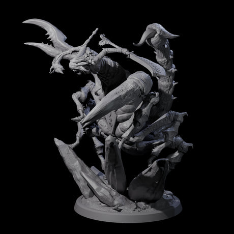 Enchanting Scorpion Drider D Miniature for Dungeons and Dragons, Pathfinder or other TTRPGs