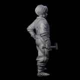 Enterprising Blacksmith Apprentice Miniature for Dungeons and Dragons, Pathfinder or other TTRPGs