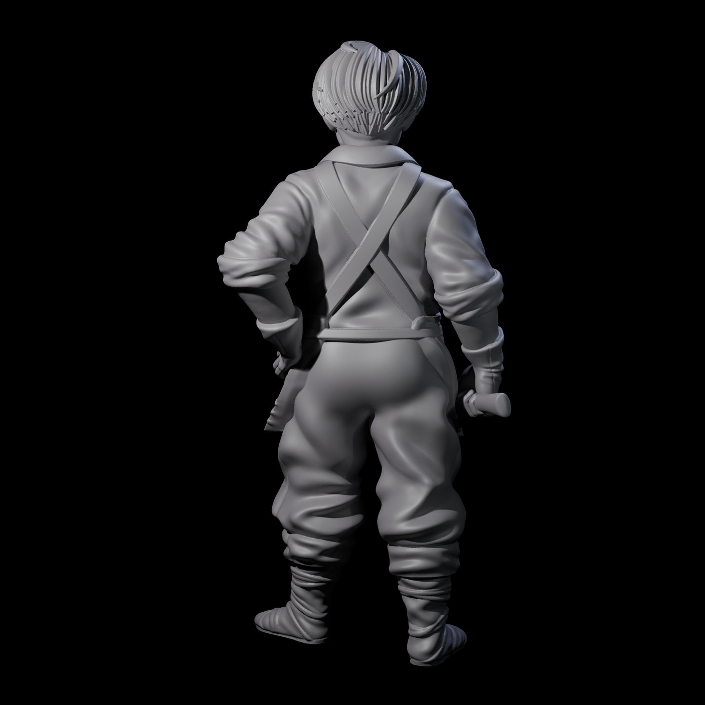 Enterprising Blacksmith Apprentice Miniature for Dungeons and Dragons, Pathfinder or other TTRPGs