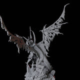 Epic Dracolich with Wraith Miniature for Dungeons and Dragons, Pathfinder or other TTRPGs