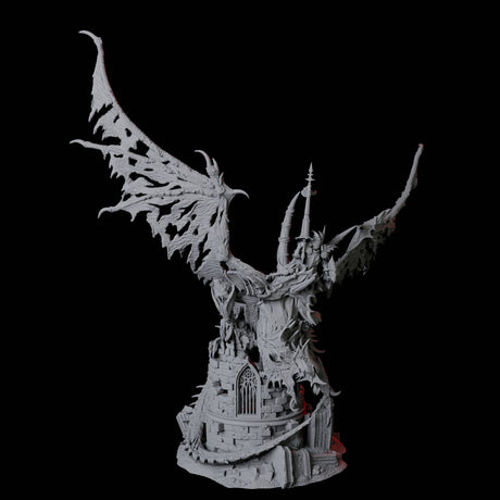 Epic Dracolich with Wraith Miniature for Dungeons and Dragons, Pathfinder or other TTRPGs