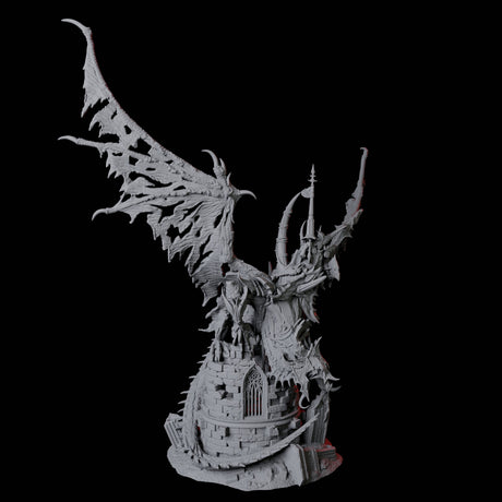 Epic Dracolich with Wraith Miniature for Dungeons and Dragons, Pathfinder or other TTRPGs
