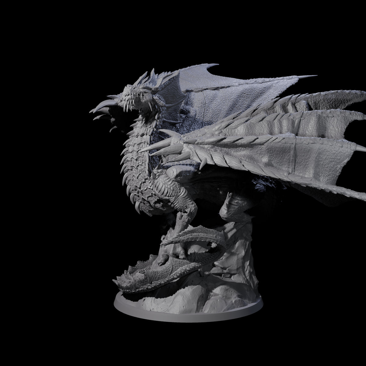 Epic Posing Dragon Miniature for Dungeons and Dragons, Pathfinder or other TTRPGs
