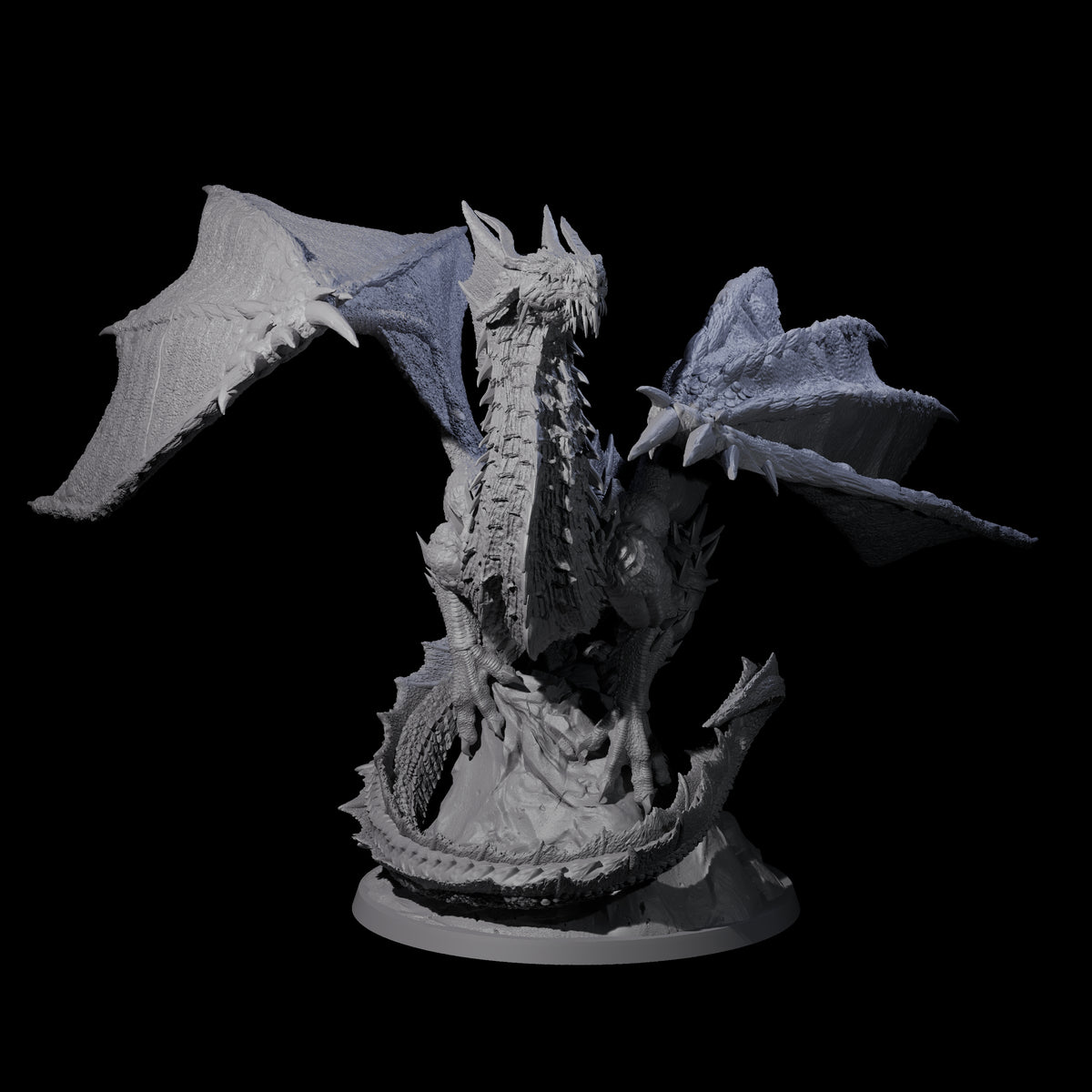 Epic Posing Dragon Miniature for Dungeons and Dragons, Pathfinder or other TTRPGs