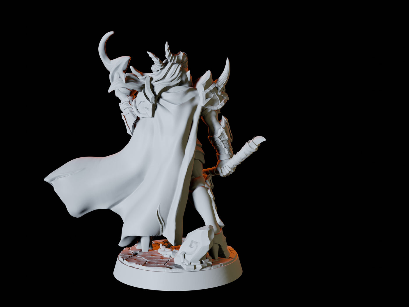 Erinyes Miniature for Dungeons and Dragons, Pathfinder or other TTRPGs