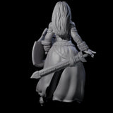 Esabell - Ready to Fight Guard Miniature for Dungeons and Dragons, Pathfinder or other TTRPGs