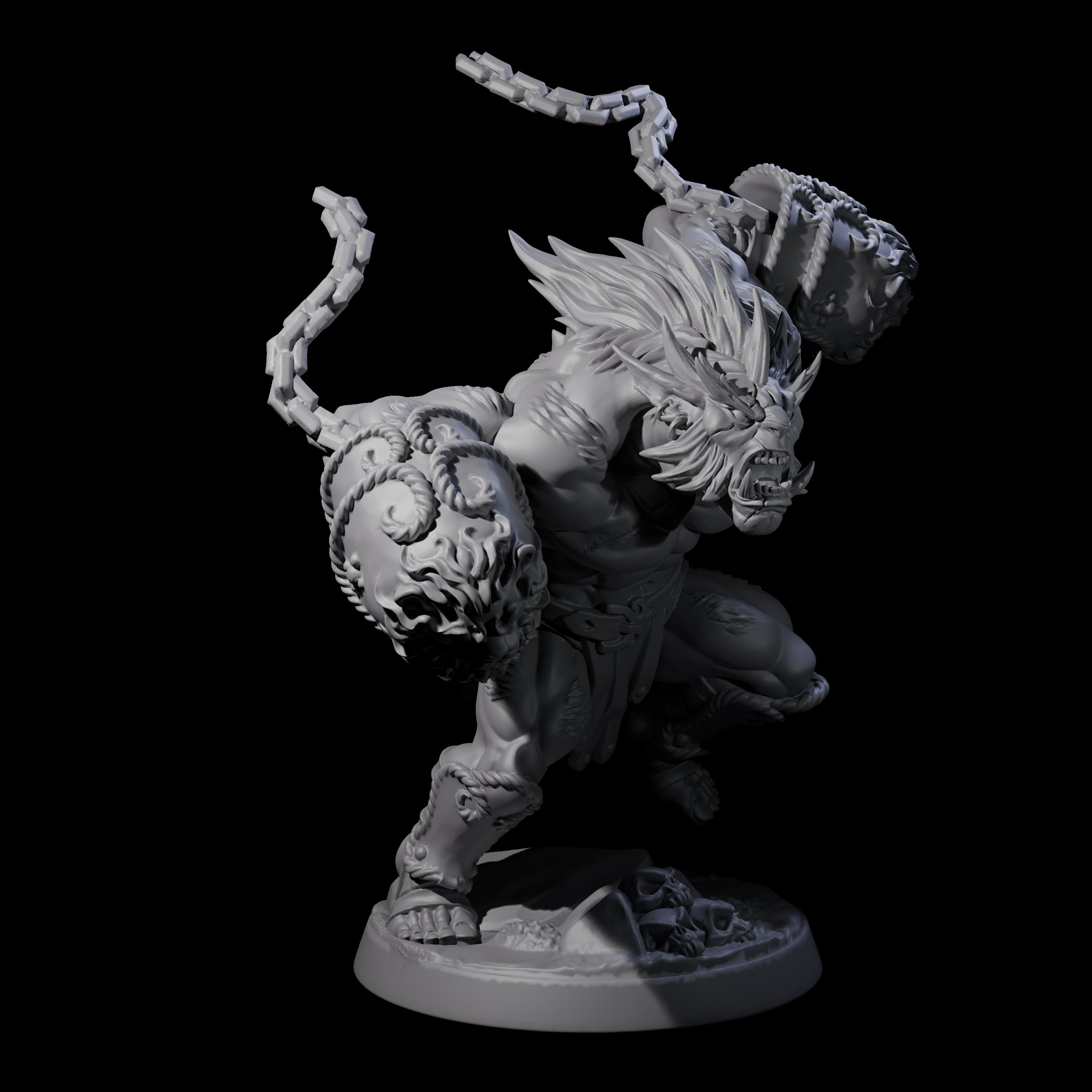 Escaped Bugbear Brute Miniature for Dungeons and Dragons, Pathfinder or other TTRPGs