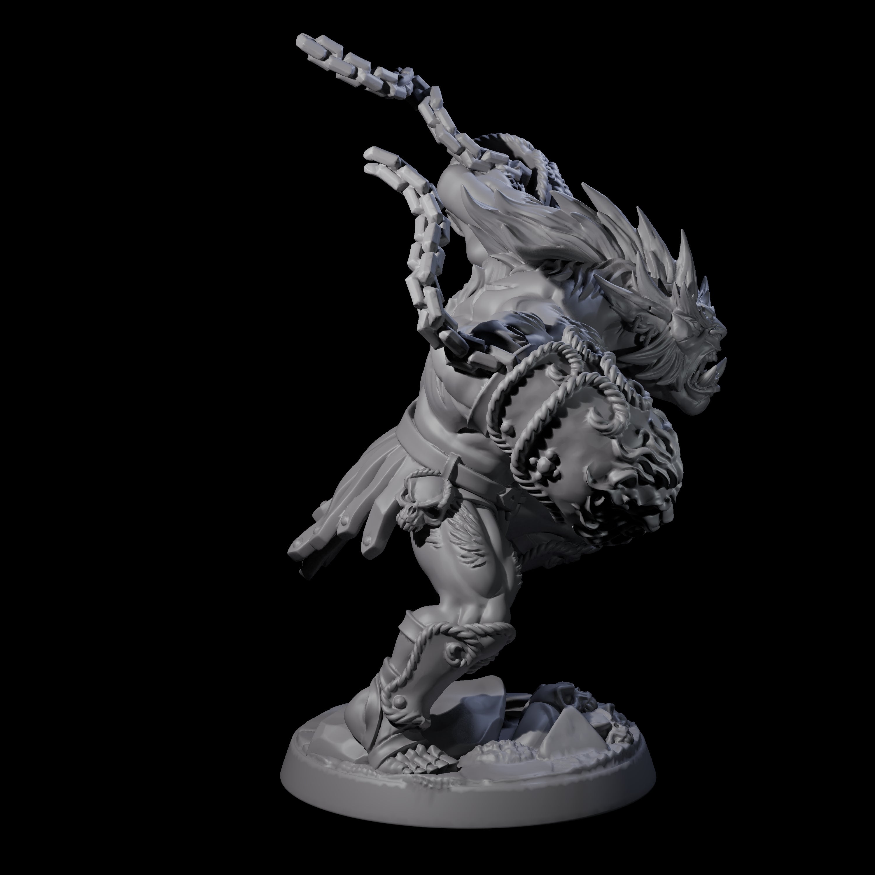 Escaped Bugbear Brute Miniature for Dungeons and Dragons, Pathfinder or other TTRPGs