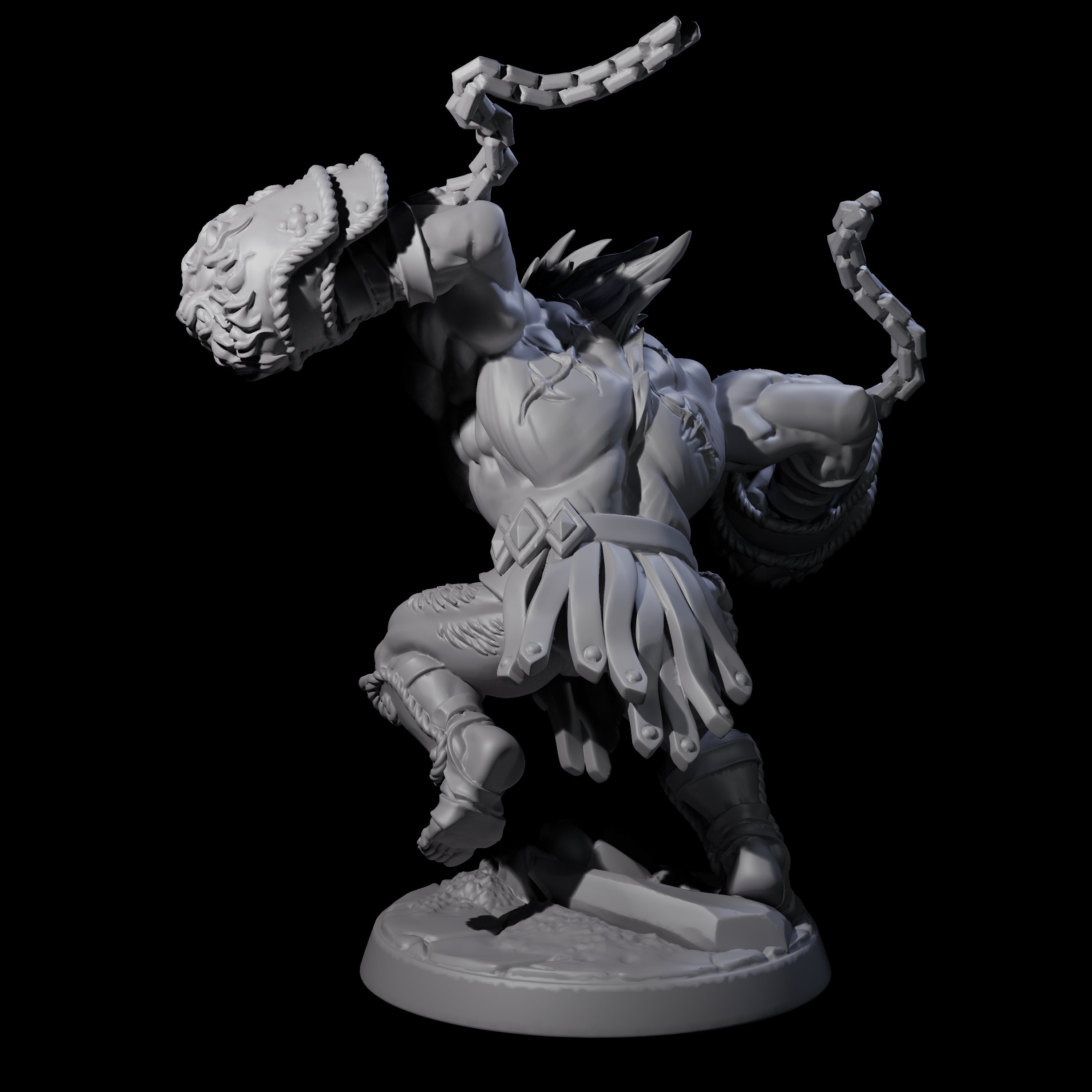 Escaped Bugbear Brute Miniature for Dungeons and Dragons, Pathfinder or other TTRPGs