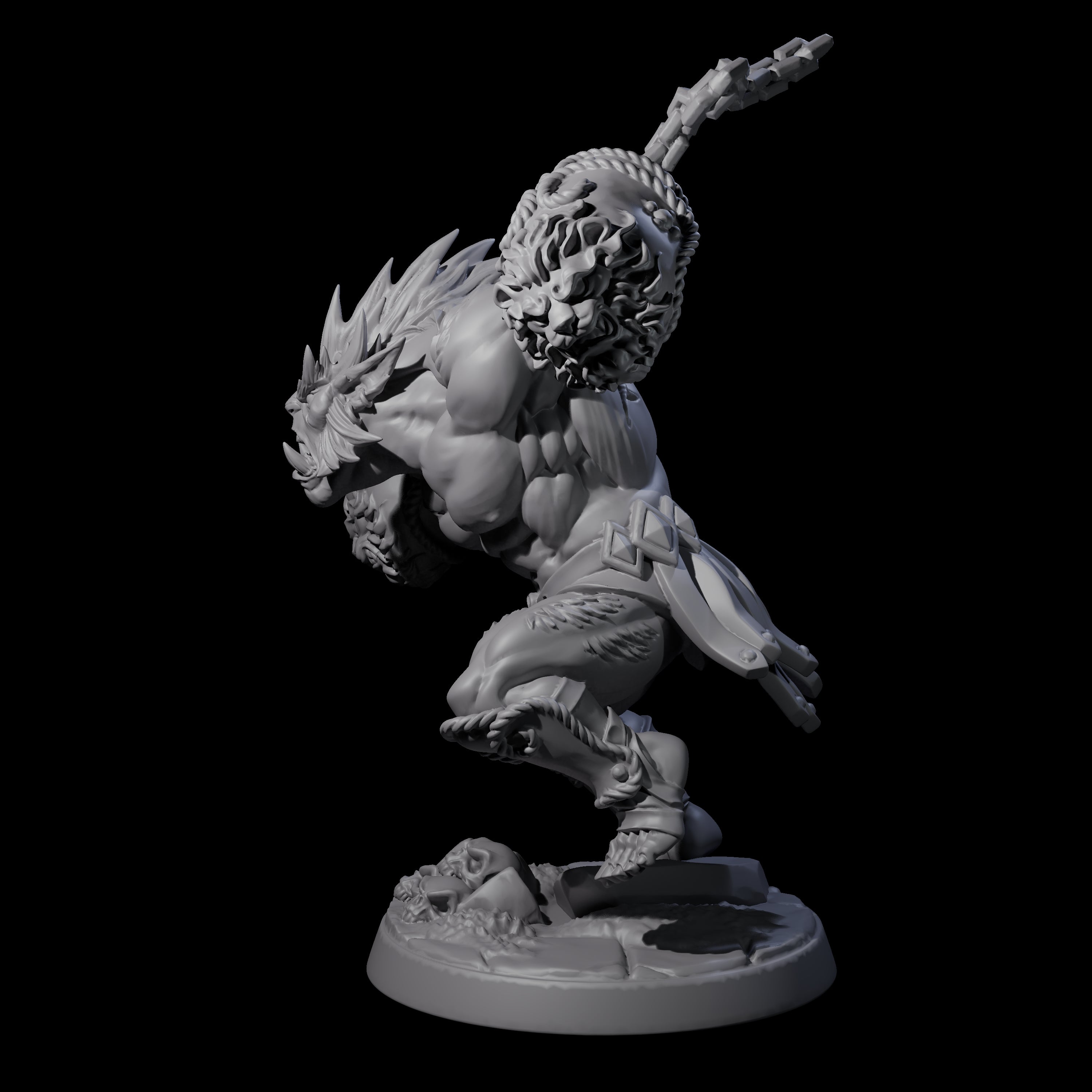 Escaped Bugbear Brute Miniature for Dungeons and Dragons, Pathfinder or other TTRPGs