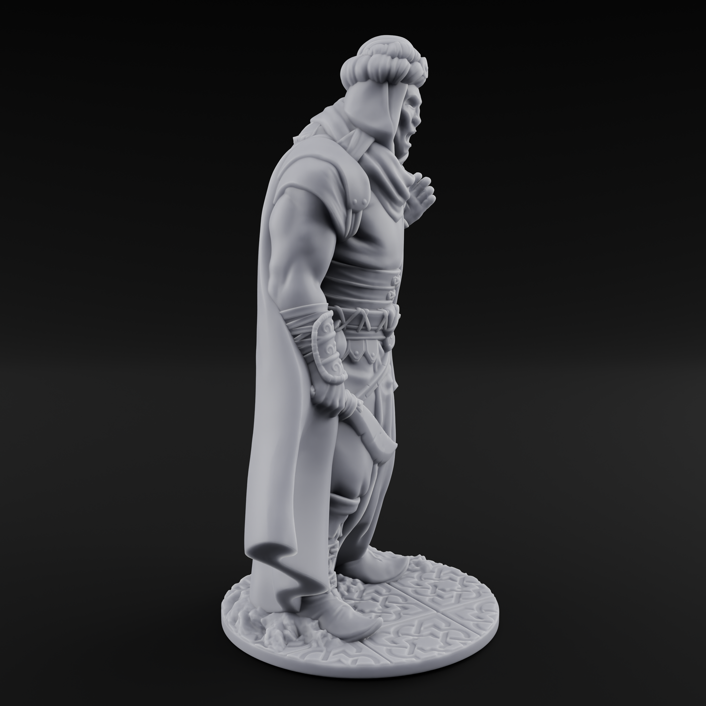 Eternal Wight Soldier A Miniature for Dungeons and Dragons, Pathfinder or other TTRPGs