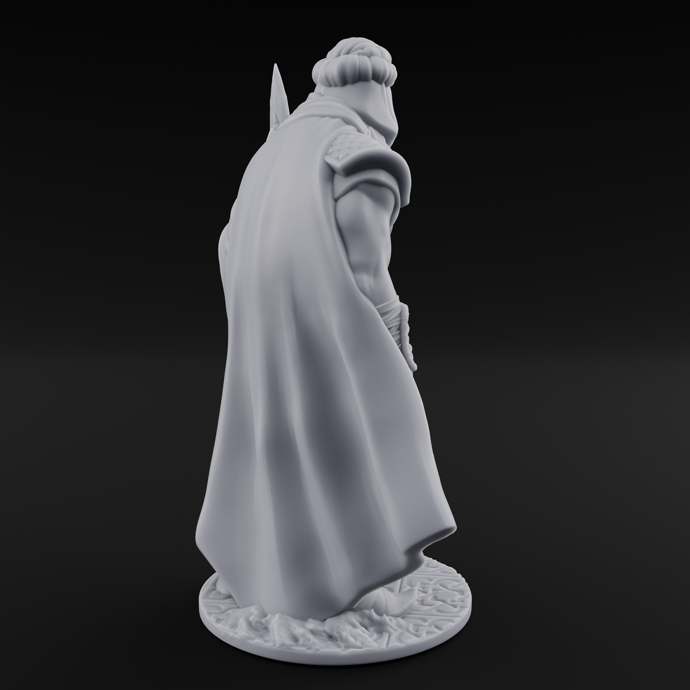 Eternal Wight Soldier B Miniature for Dungeons and Dragons, Pathfinder or other TTRPGs