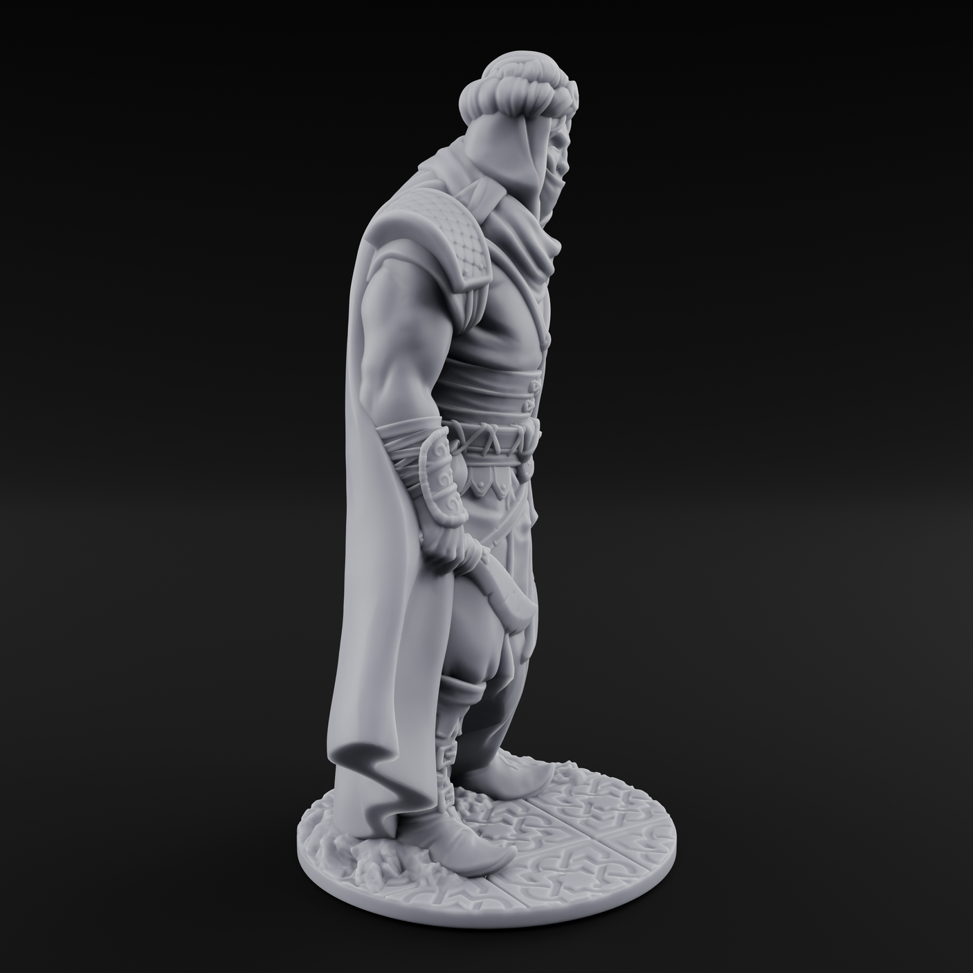Eternal Wight Soldier C Miniature for Dungeons and Dragons, Pathfinder or other TTRPGs