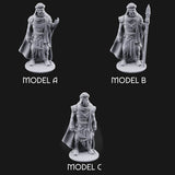 Eternal Wight Soldiers Miniature for Dungeons and Dragons, Pathfinder or other TTRPGs