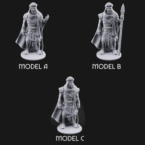 Eternal Wight Soldiers Miniature for Dungeons and Dragons, Pathfinder or other TTRPGs