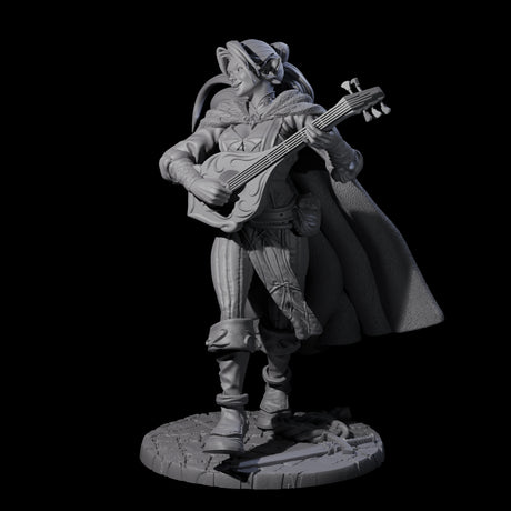 Etnice - Strumming Elf Bard Miniature for Dungeons and Dragons, Pathfinder or other TTRPGs