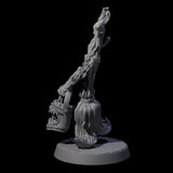 Evil Animated Broom B Miniature for Dungeons and Dragons, Pathfinder or other TTRPGs
