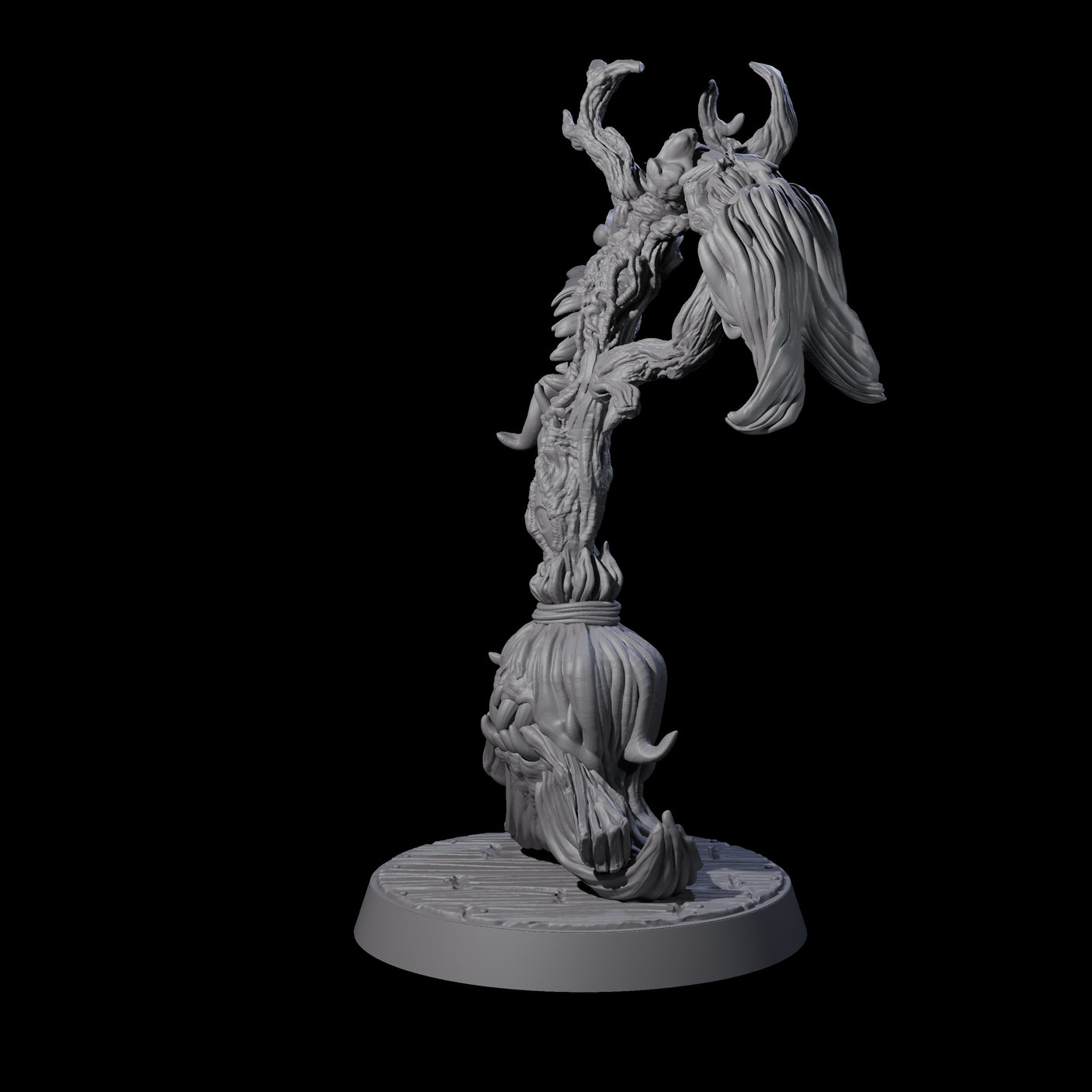 Evil Animated Broom D Miniature for Dungeons and Dragons, Pathfinder or other TTRPGs