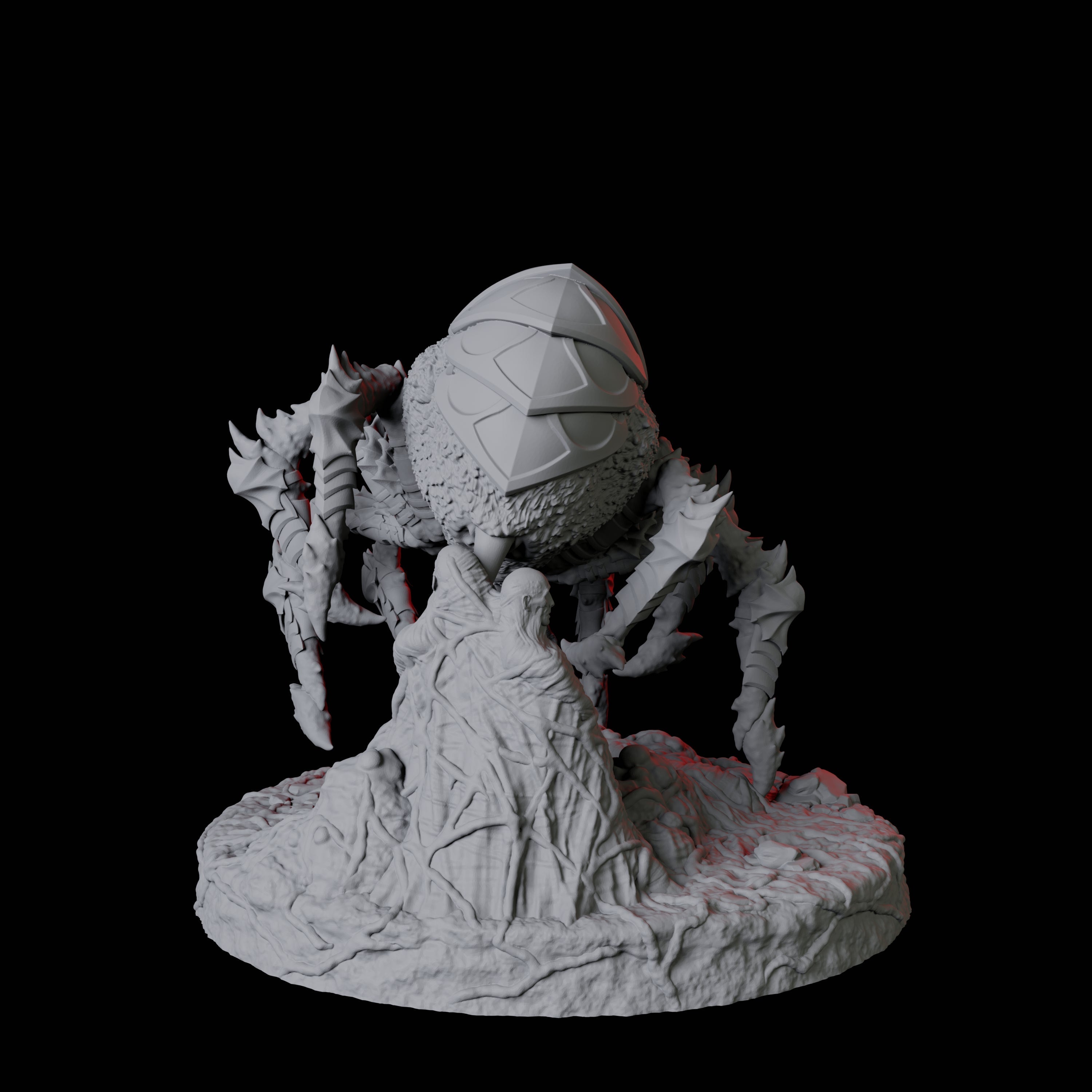 Evil Female Drider B Miniature for Dungeons and Dragons, Pathfinder or other TTRPGs