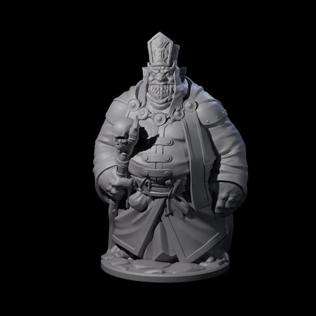 Evil Grin Demon Priest Miniature for Dungeons and Dragons, Pathfinder or other TTRPGs
