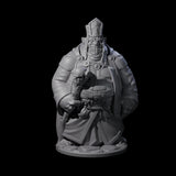 Evil Grin Demon Priest Miniature for Dungeons and Dragons, Pathfinder or other TTRPGs