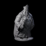 Evil Grin Demon Priest Miniature for Dungeons and Dragons, Pathfinder or other TTRPGs