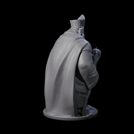 Evil Grin Demon Priest Miniature for Dungeons and Dragons, Pathfinder or other TTRPGs