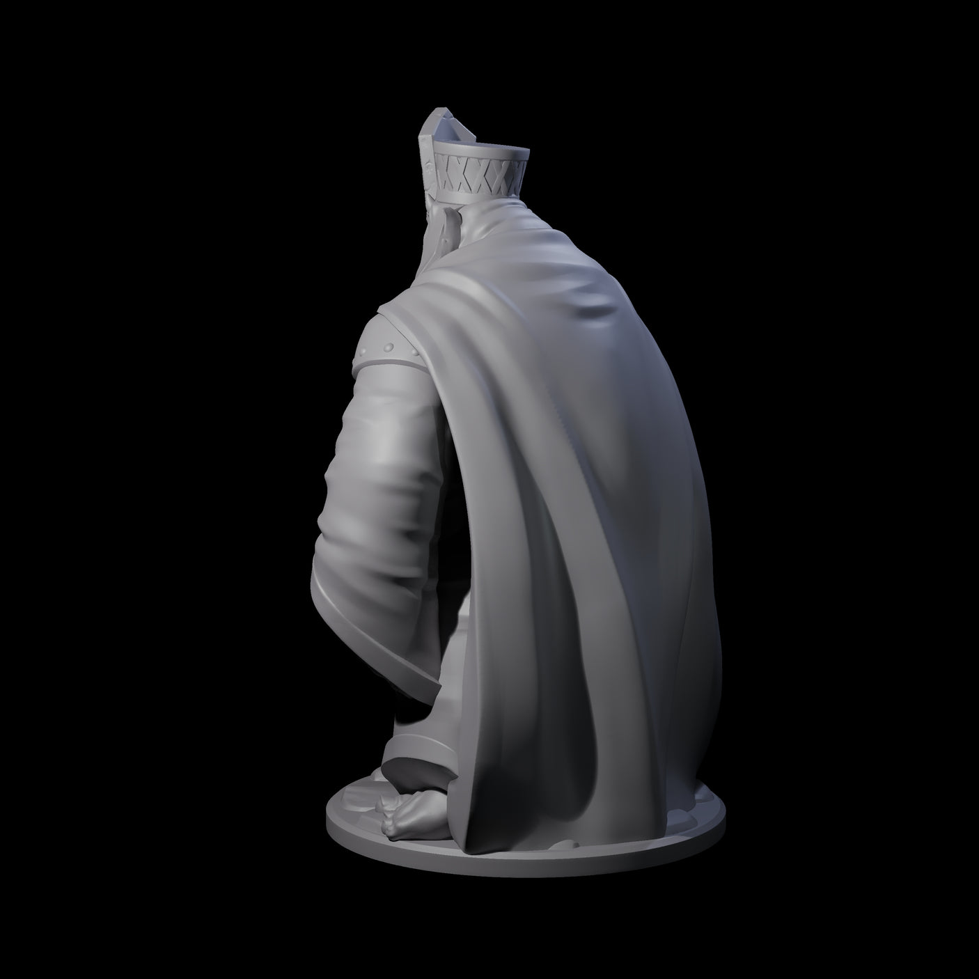 Evil Grin Demon Priest Miniature for Dungeons and Dragons, Pathfinder or other TTRPGs