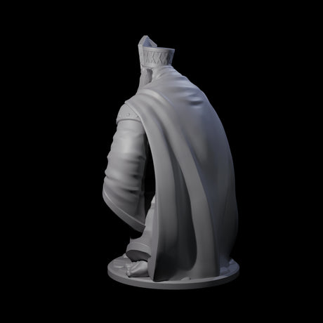 Evil Grin Demon Priest Miniature for Dungeons and Dragons, Pathfinder or other TTRPGs