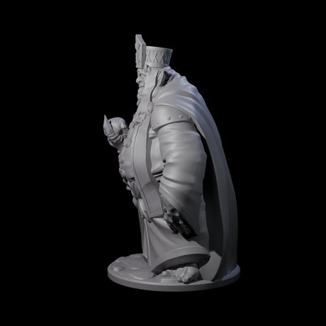 Evil Grin Demon Priest Miniature for Dungeons and Dragons, Pathfinder or other TTRPGs