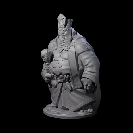 Evil Grin Demon Priest Miniature for Dungeons and Dragons, Pathfinder or other TTRPGs