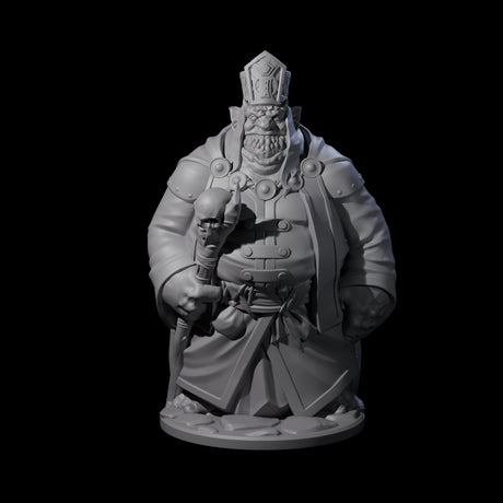 Evil Grin Demon Priest Miniature for Dungeons and Dragons, Pathfinder or other TTRPGs
