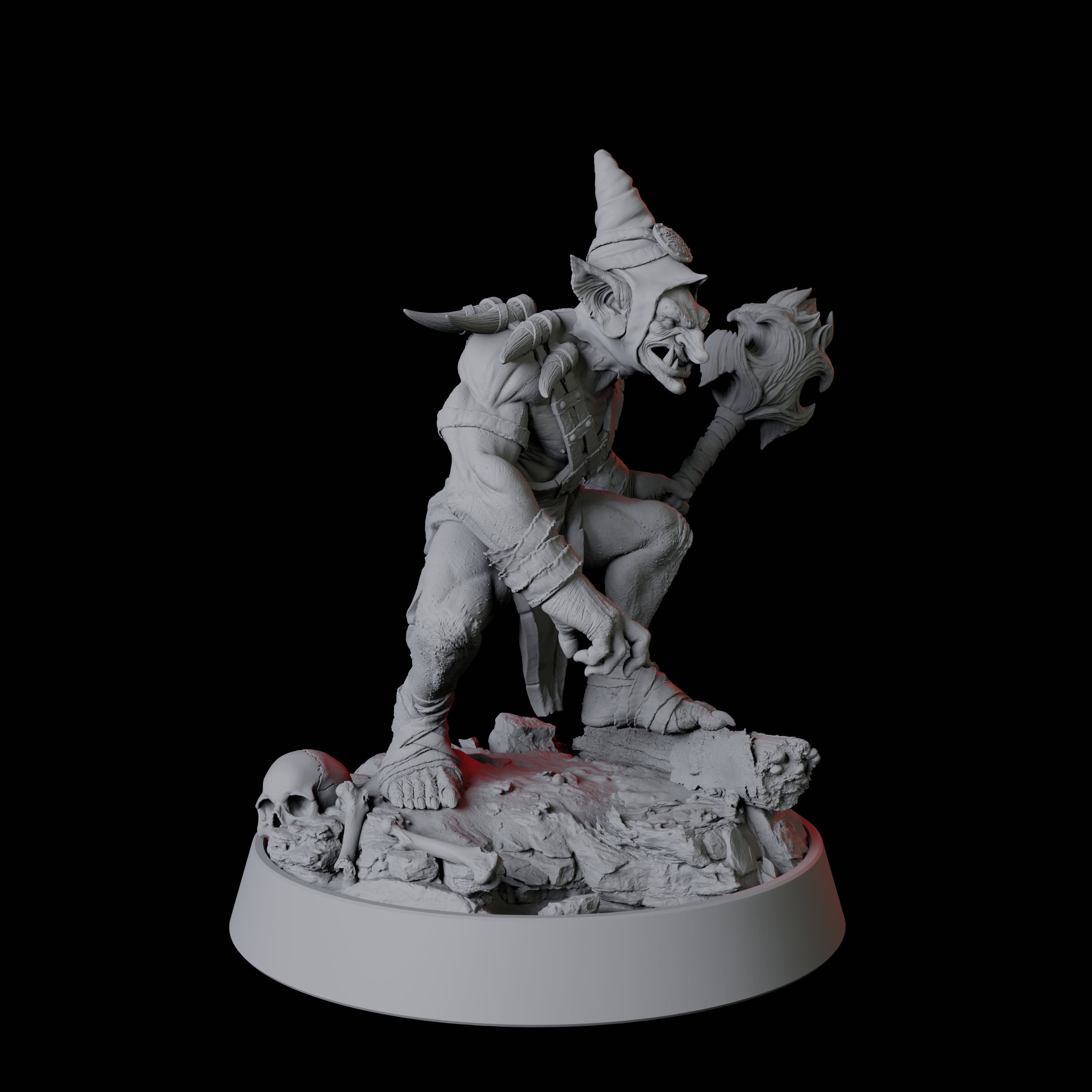 Evil Grinning Goblin Miniature for Dungeons and Dragons