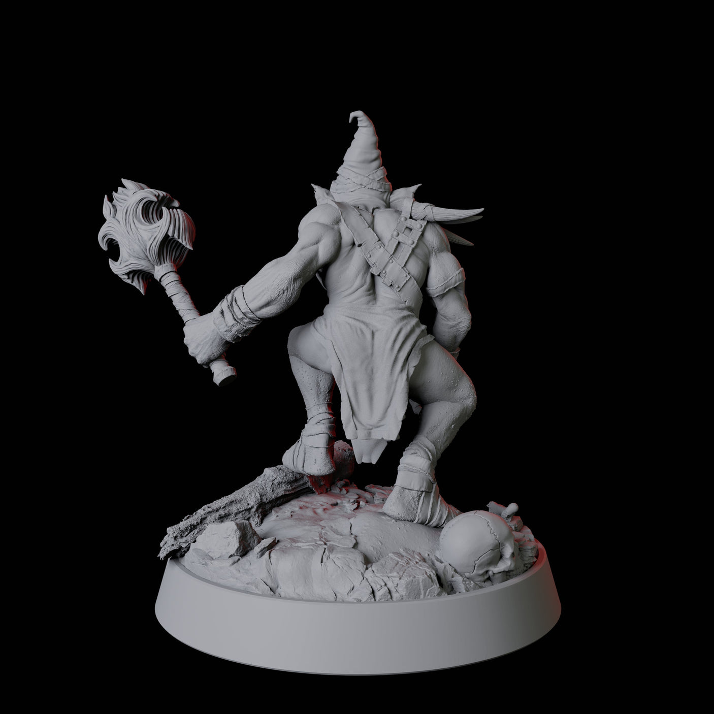 Evil Grinning Goblin Miniature for Dungeons and Dragons, Pathfinder or other TTRPGs