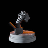 Evil Jack in the Box Miniature for Dungeons and Dragons, Pathfinder or other TTRPGs