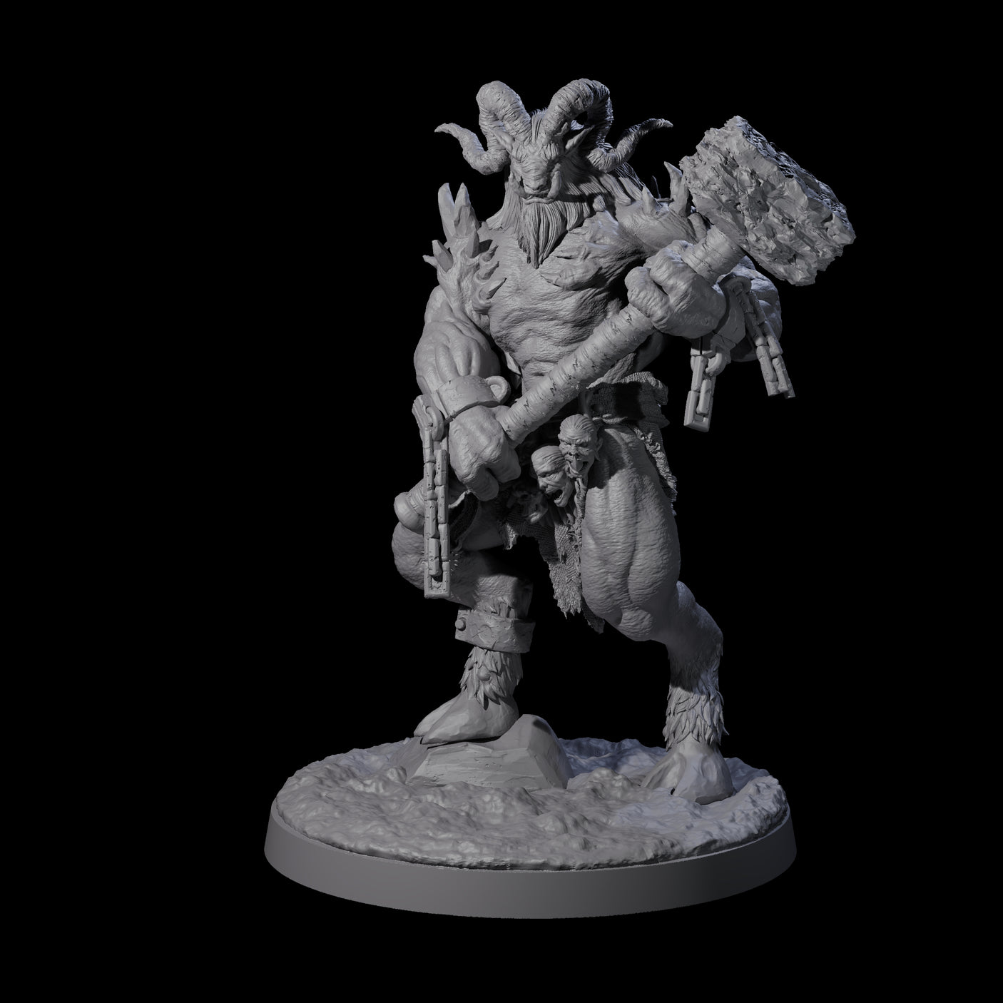 Evil Kalavakus B Miniature for Dungeons and Dragons, Pathfinder or other TTRPGs