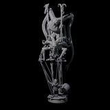 Evil Puppeteering Jesters Miniature for Dungeons and Dragons, Pathfinder or other TTRPGs