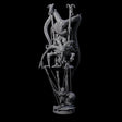 Evil Puppeteering Jesters Miniature for Dungeons and Dragons, Pathfinder or other TTRPGs