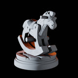 Evil Rocking Horse Miniature for Dungeons and Dragons, Pathfinder or other TTRPGs